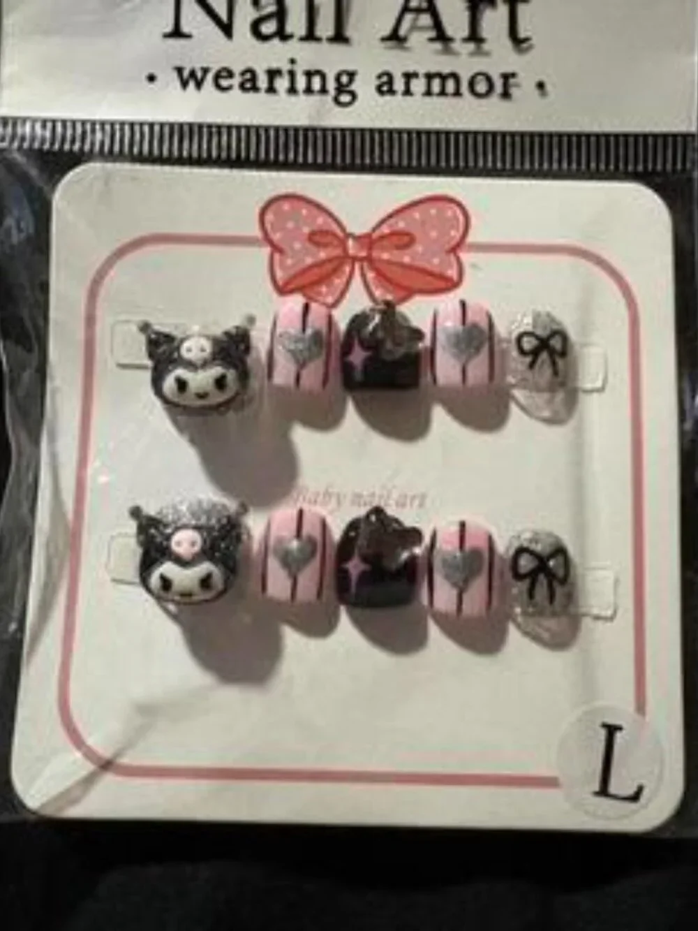 Lot of 16 Kids Size Press On Nails